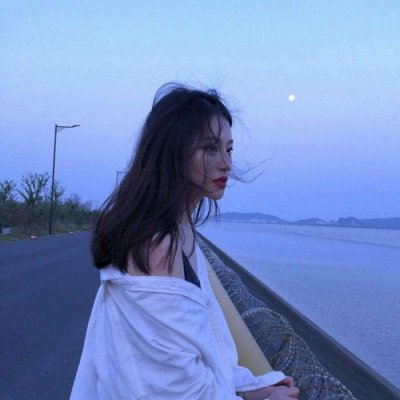 超级好看的蓝色系女生头像