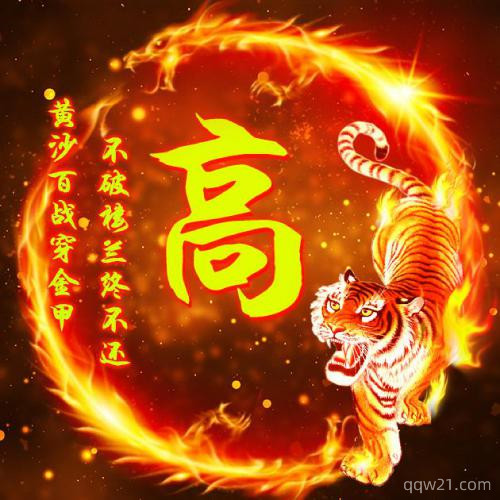 2023年微信头像老虎霸气