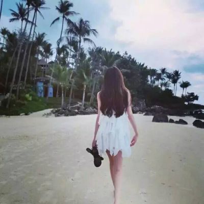 微信头像图片女性感背影