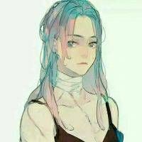 头像女动漫蓝色系古装