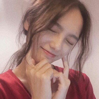红色微信头像2023女生可爱