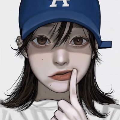 微信头像女卡通短发