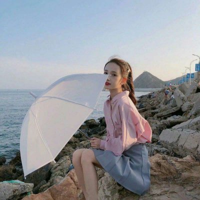 小红书蓝色系头像