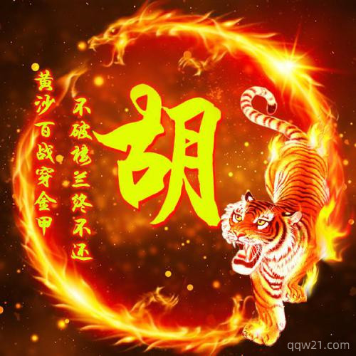 老虎头像姓氏李
