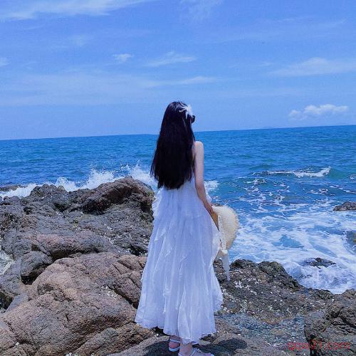 头像女背影或侧面唯美