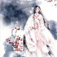 女生头像红色系古风