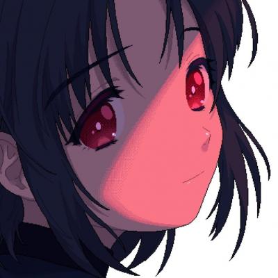 蓝色头像ins高级质感动漫