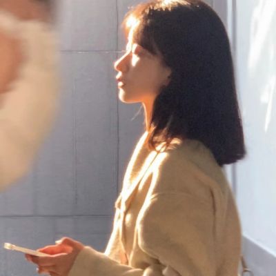 女头像ins高级质感夕阳