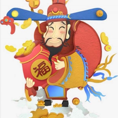 招财好运微信头像图片男士