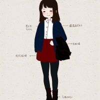卡通头像可爱女