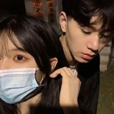 浪漫情侣头像一男一女分开