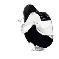 黑白头像女动漫绝望