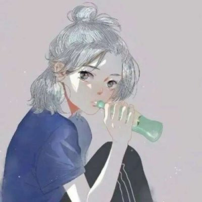 女生头像简约气质手绘