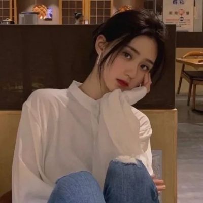 头像小清新可爱侧脸真人