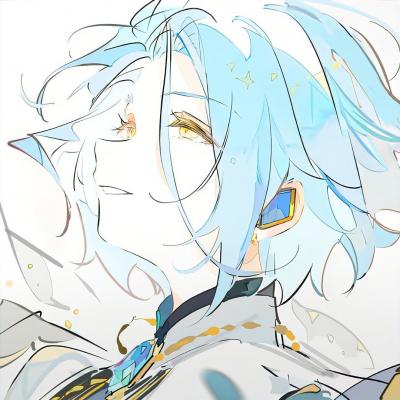 动漫头像简笔画线稿