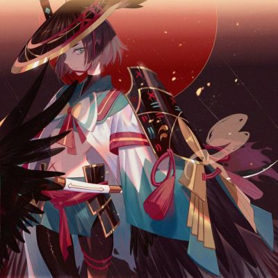 霸气暗黑系头像女动漫古风