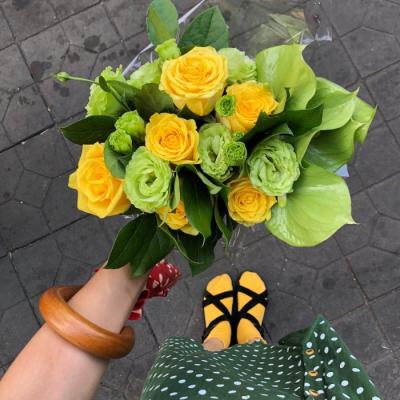 100个吉祥头像花朵