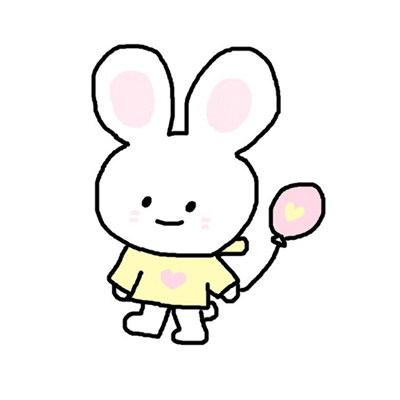 顾飞同款头像小兔子