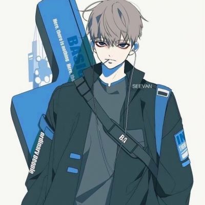 男生休闲头像动漫