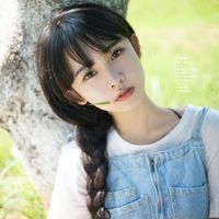 森系绿色系女生头像
