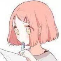 新年女红色卡通头像