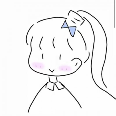 简笔画女生头像q版