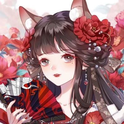 2023新年头像图片红色系动漫