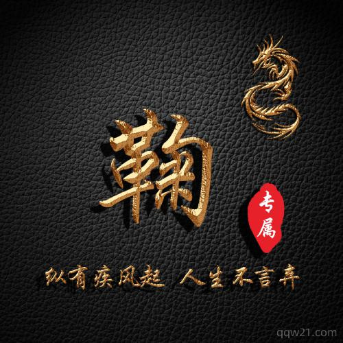 2022年姓氏头像立体