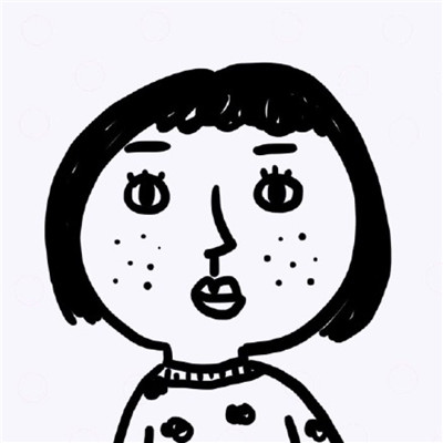 简笔画小人头像戴斗篷