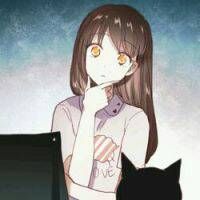 女生头像慵懒偏冷淡风二次元