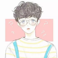 微信头像戴眼镜男