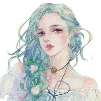 二次元头像素描