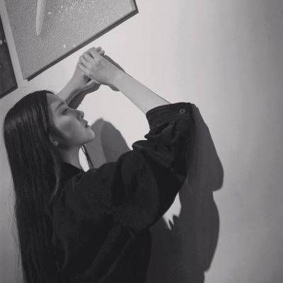 美女头像图片 微信 侧面