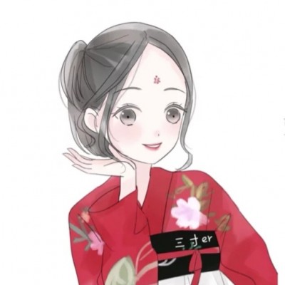妹妹头像简笔画可爱女生