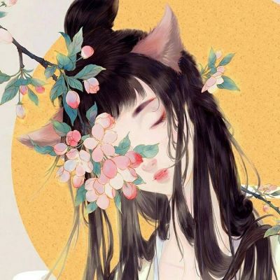 唯美头像女生唯美长发