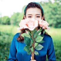 头像图片微信手捧花
