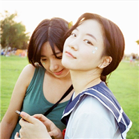 侧脸女生头像唯美淡雅