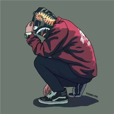 男头像ins高级质感手绘超酷