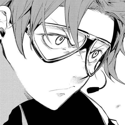 黑色头像动漫男头
