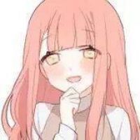 红色动漫女头像